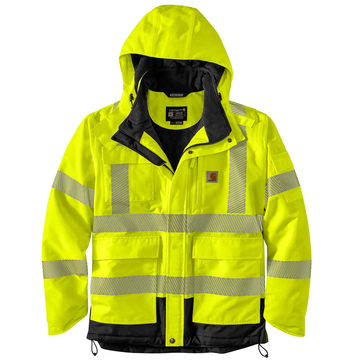 High Visibility  Storm Defender Loose Fit Heavyweight Class 3 Jacket