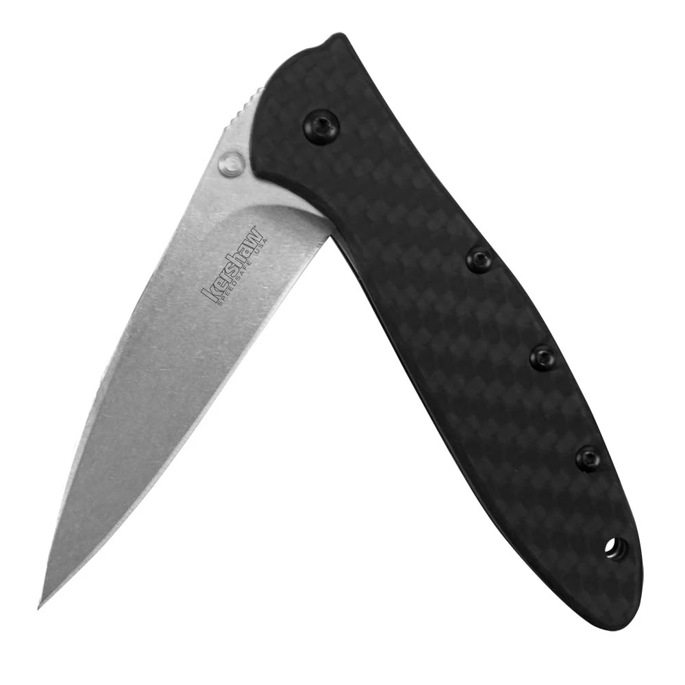 Kershaw Leek - Cpm154 Carbon Fiber Stonewash