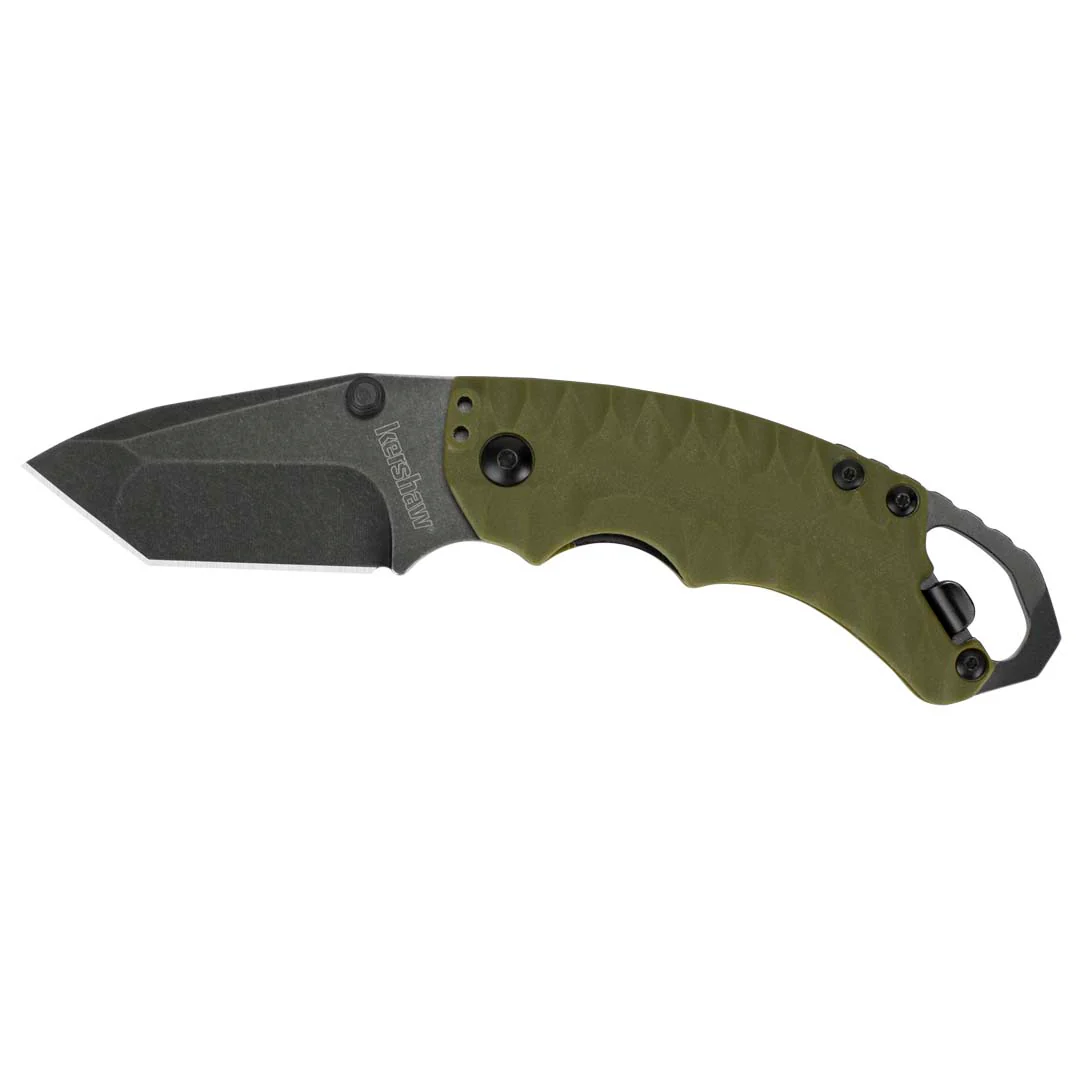 Kershaw Shuffle II Olive Blackwash