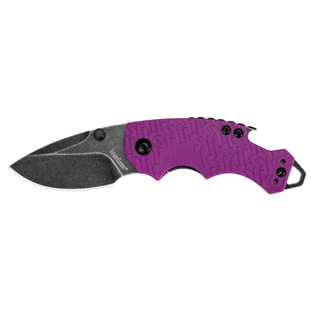Kershaw Shuffle - Purple Blackwash