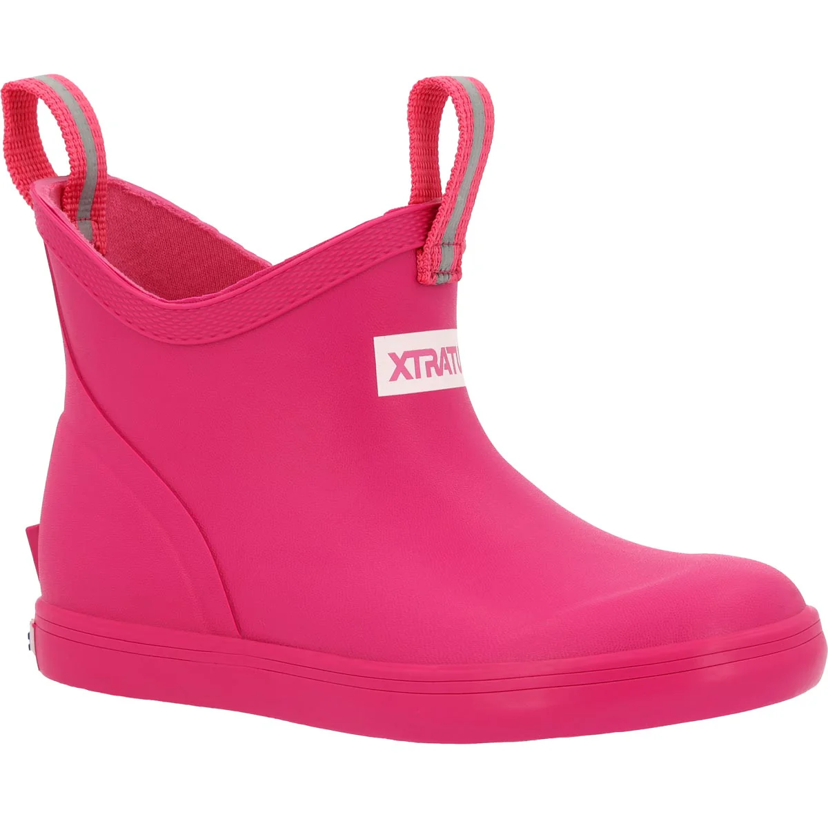 Kid's Ankle Deck Boot-Neon Pink