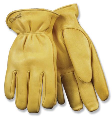 Kinco Men's Heatkeep Deerskin Driver Glove Natural - Image 2