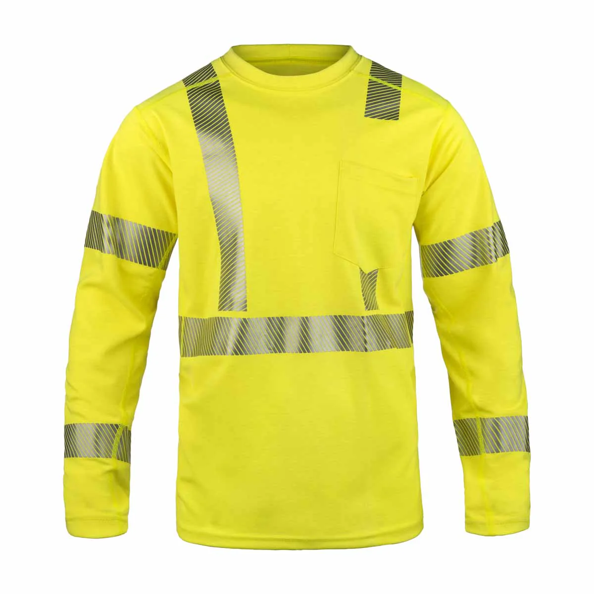 Lakeland Men's High Performance FR Hi-Vis LS Knit