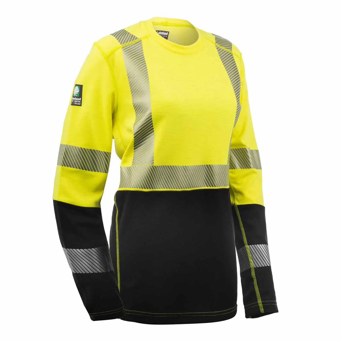Lakeland Women's Hi-Vis FR Colorblock Knit Crew