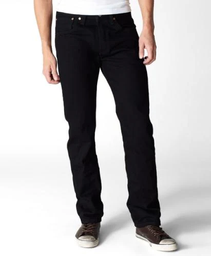Levi's Men's 501 Original Fit Prewashed Black Jeans - Image 2