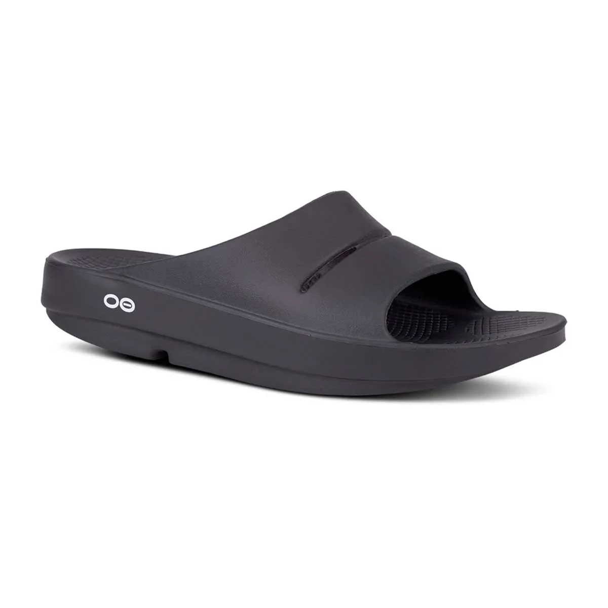 Oofos Men's OOahh Slide Sandal - Black - Image 2