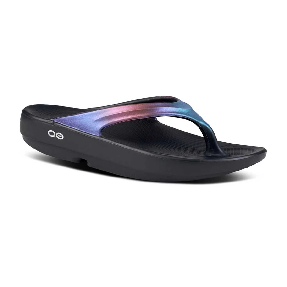 Oofos Women's OOlala Luxe Sandal - Midnight Spectre