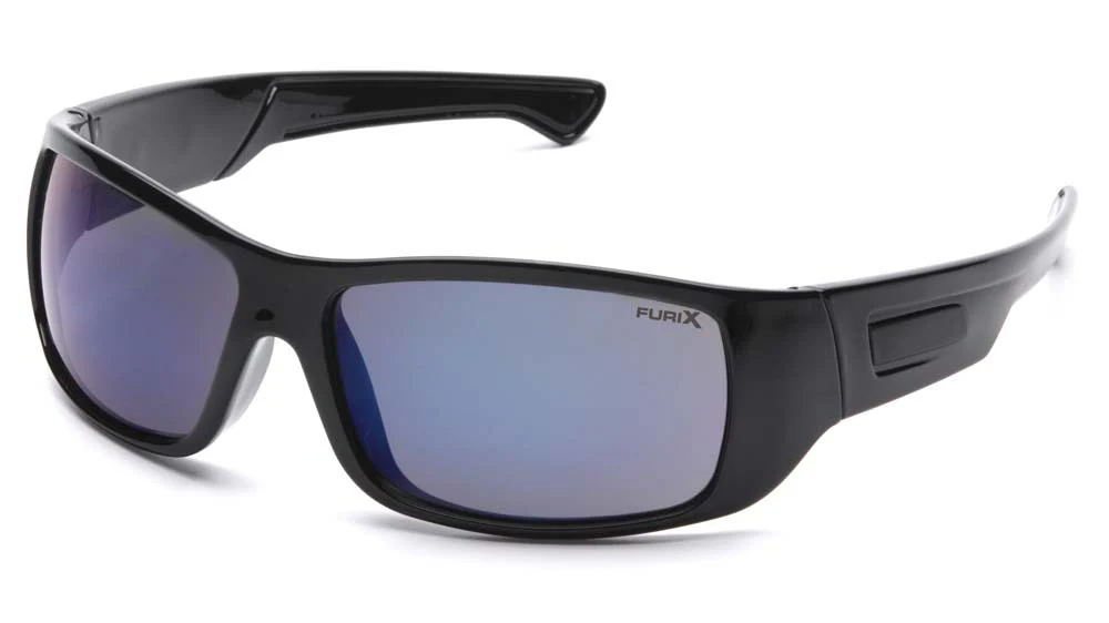 Pyramex Furix Safety Glass - Blue Mirror