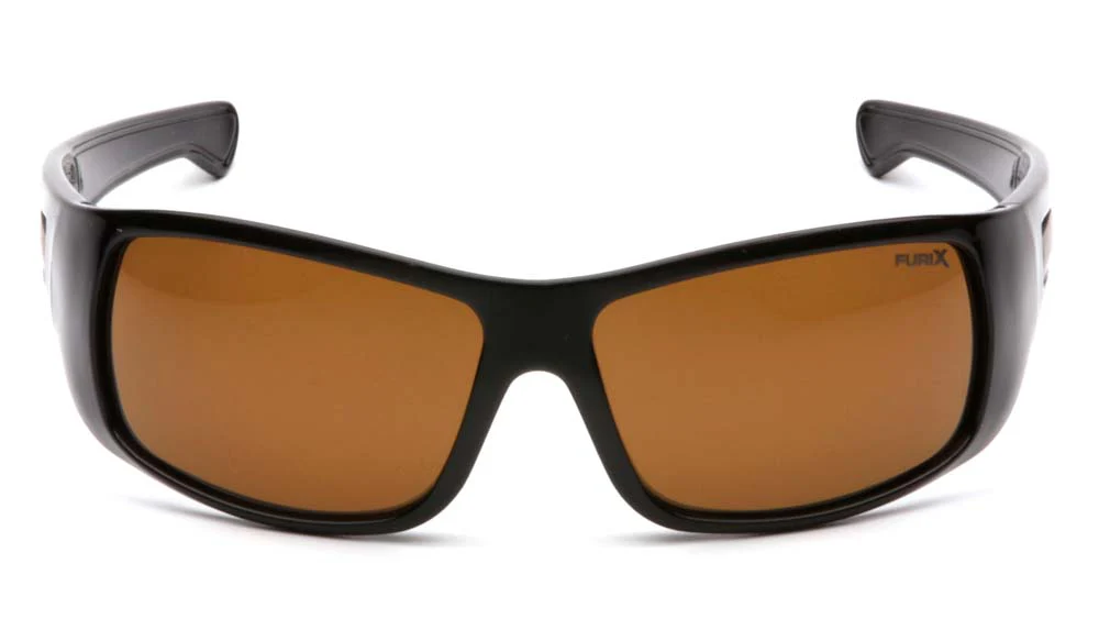 Pyramex Furix Safety Glass - Coffee
