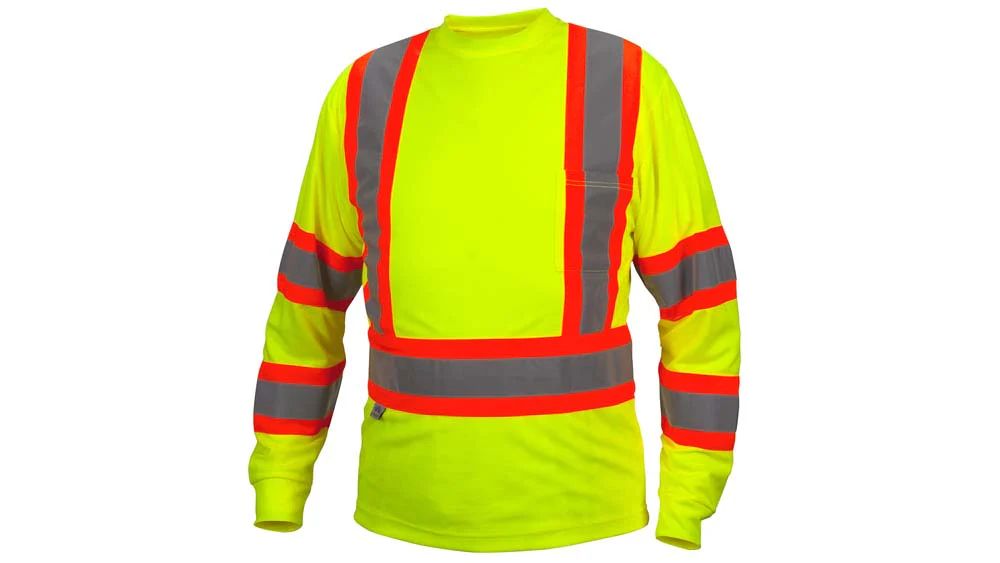 Pyramex Hi-Vis Contrast Tape T-Shirt - Image 3