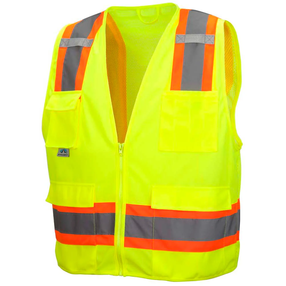 Pyramex Hi-Vis Vest Contrast Tape