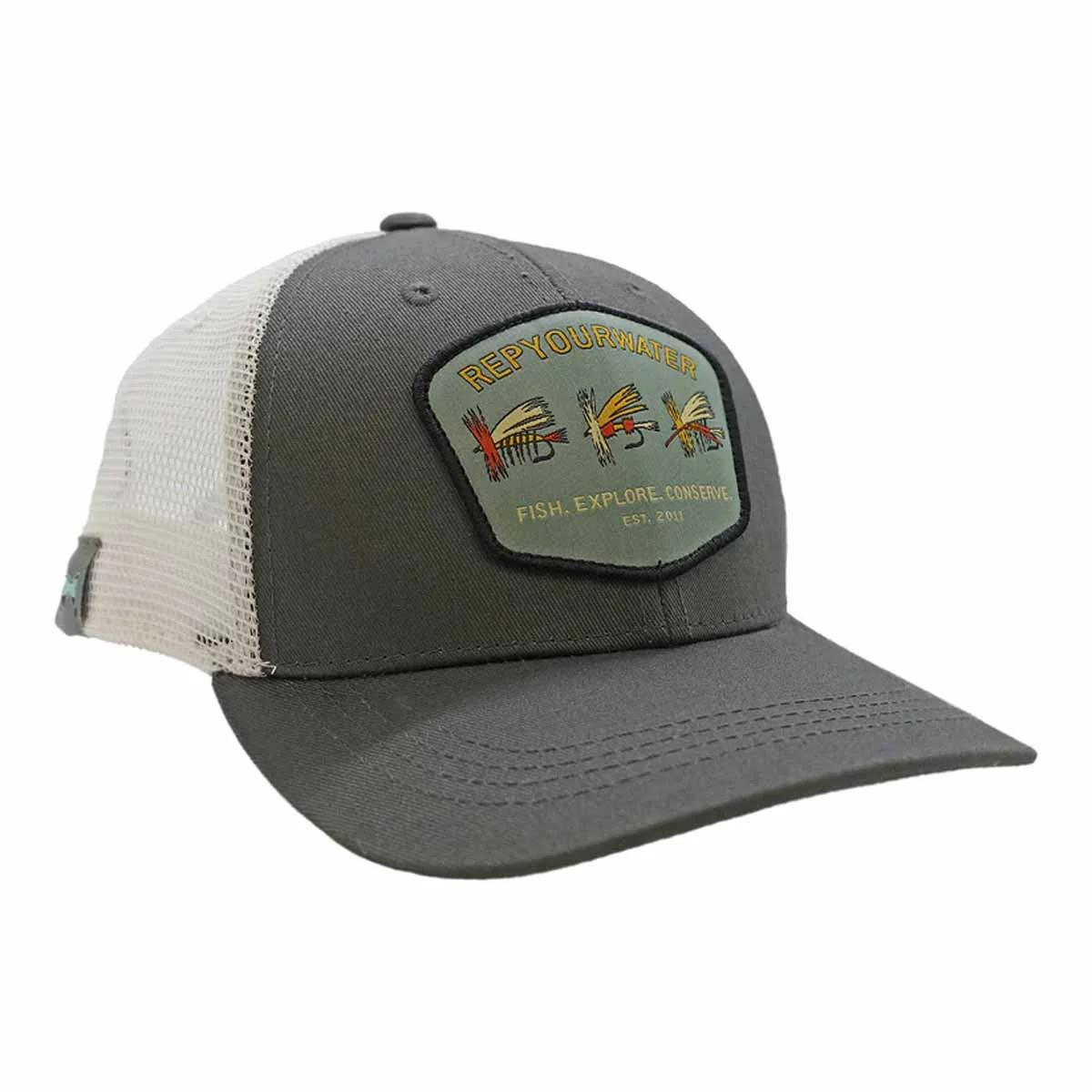 Rep Your Water Retro Flies Badge Standard Fit Hat