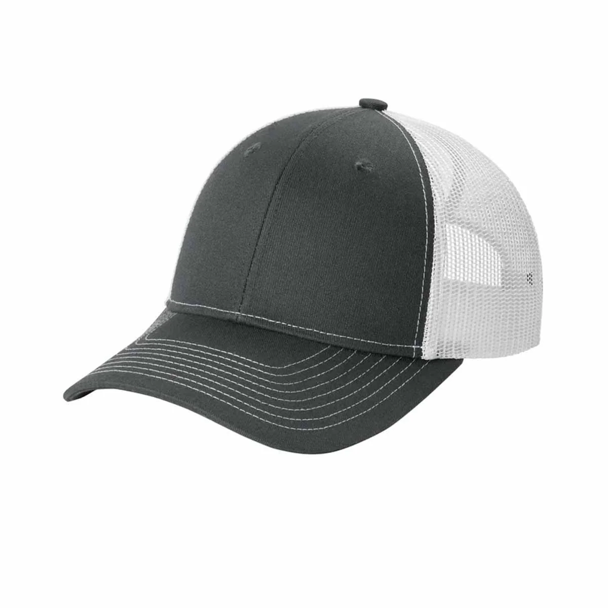 Sanmar Snapback Ponytail Trucker Cap