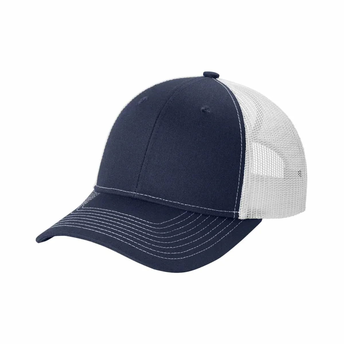 Sanmar Snapback Ponytail Trucker Cap - Image 3