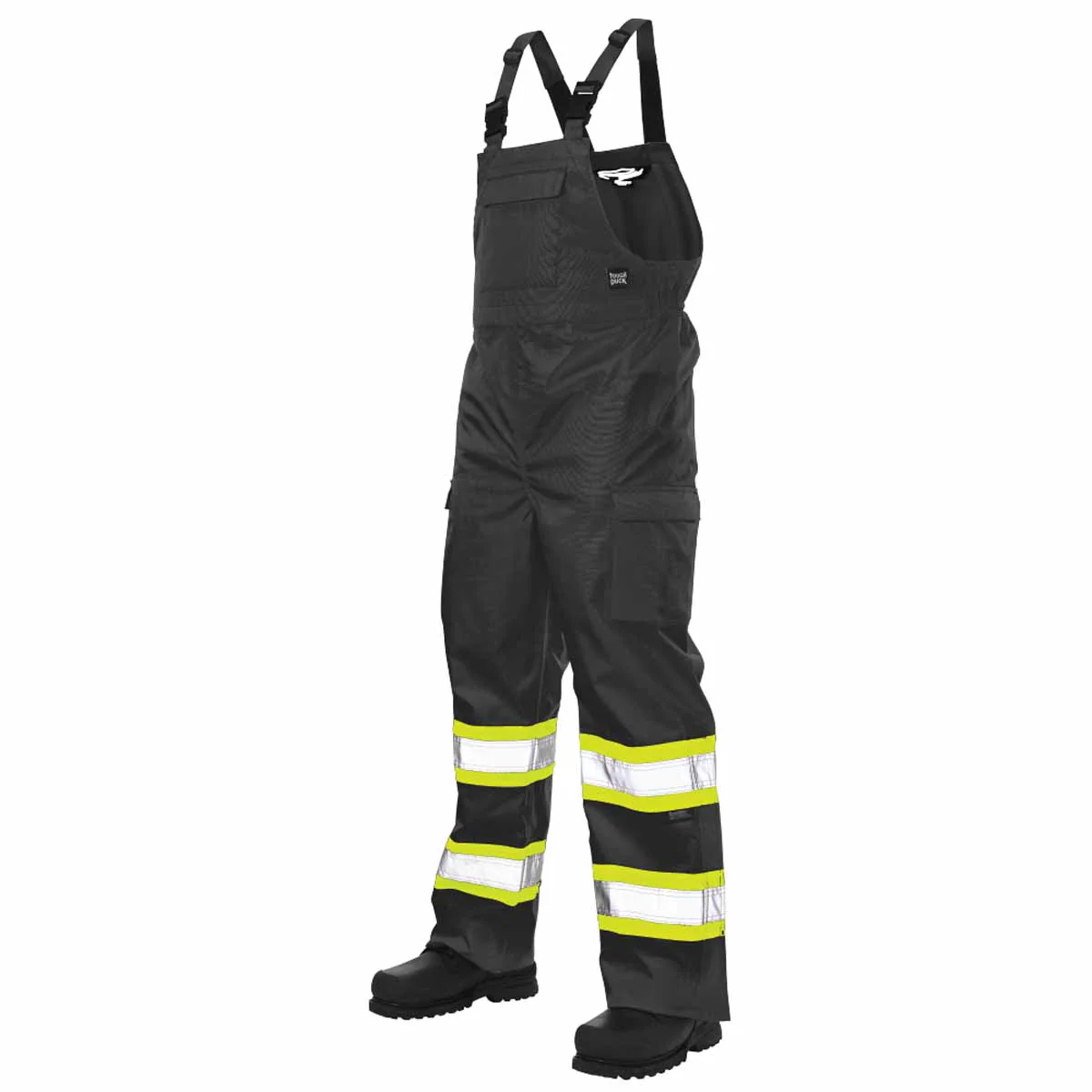 Tough Duck Hi-Vis Safety Rain Bib