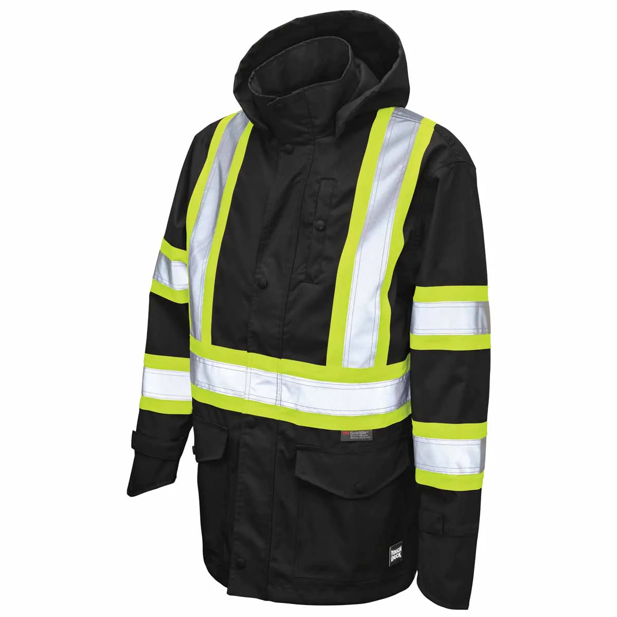 Tough Duck Hi-Vis Safety Rain Jacket - Image 2