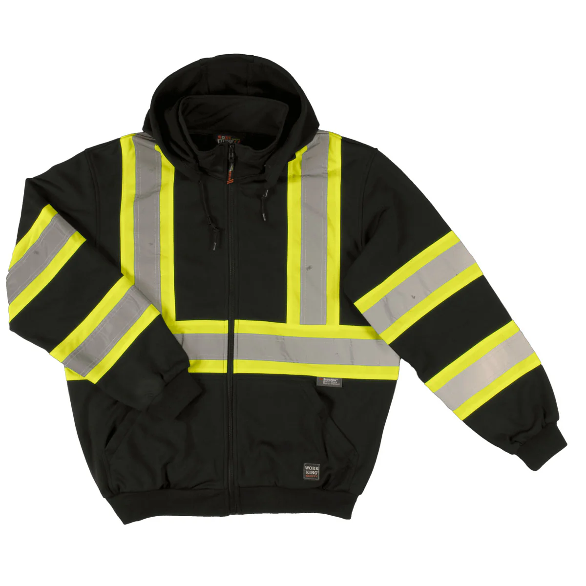Tough Duck Hi-Vis Unlined Safety Hoodie