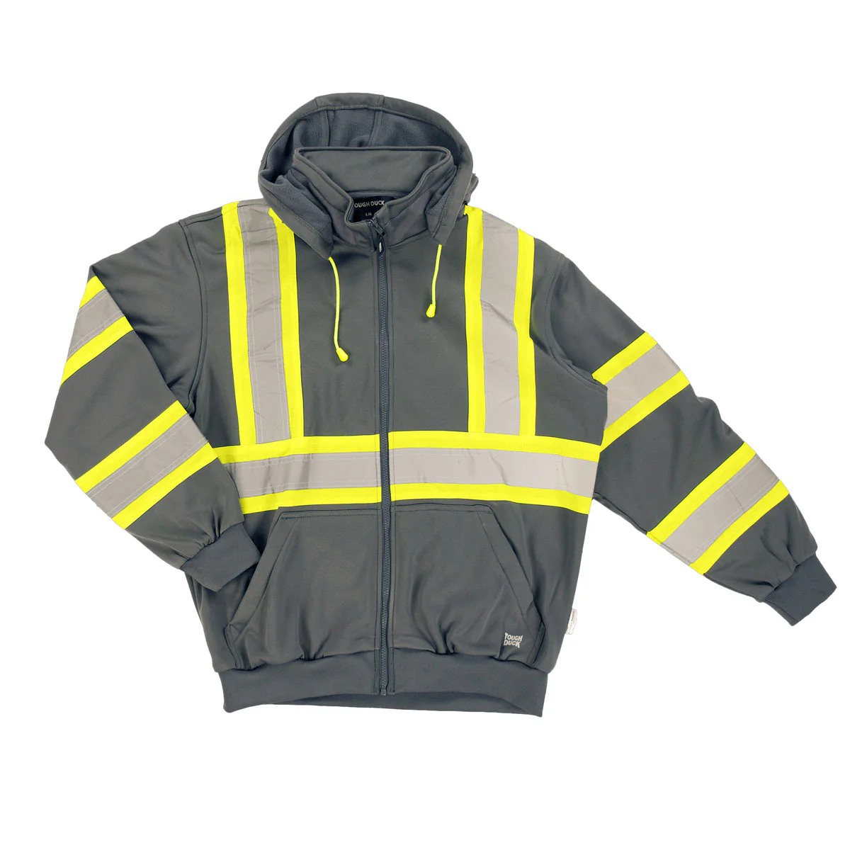 Tough Duck Hi-Vis Unlined Safety Hoodie 2-3 - Image 4