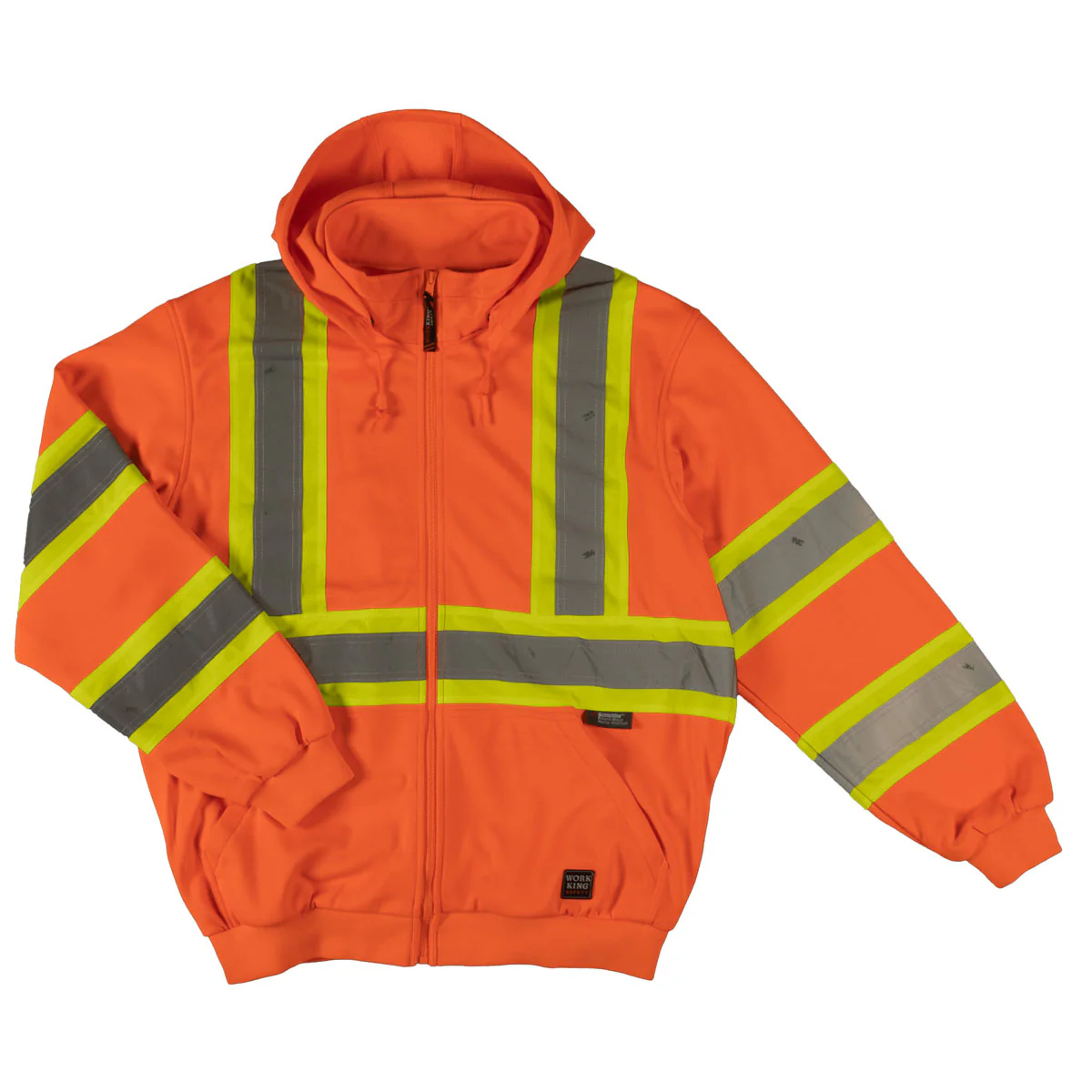 Tough Duck Hi-Vis Unlined Safety Hoodie - Image 2