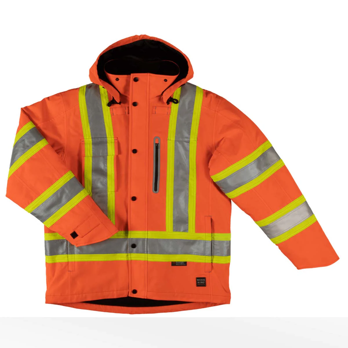 Tough Duck Men's Hi-Vis Fleece Lined Safety Jacket - Image 3