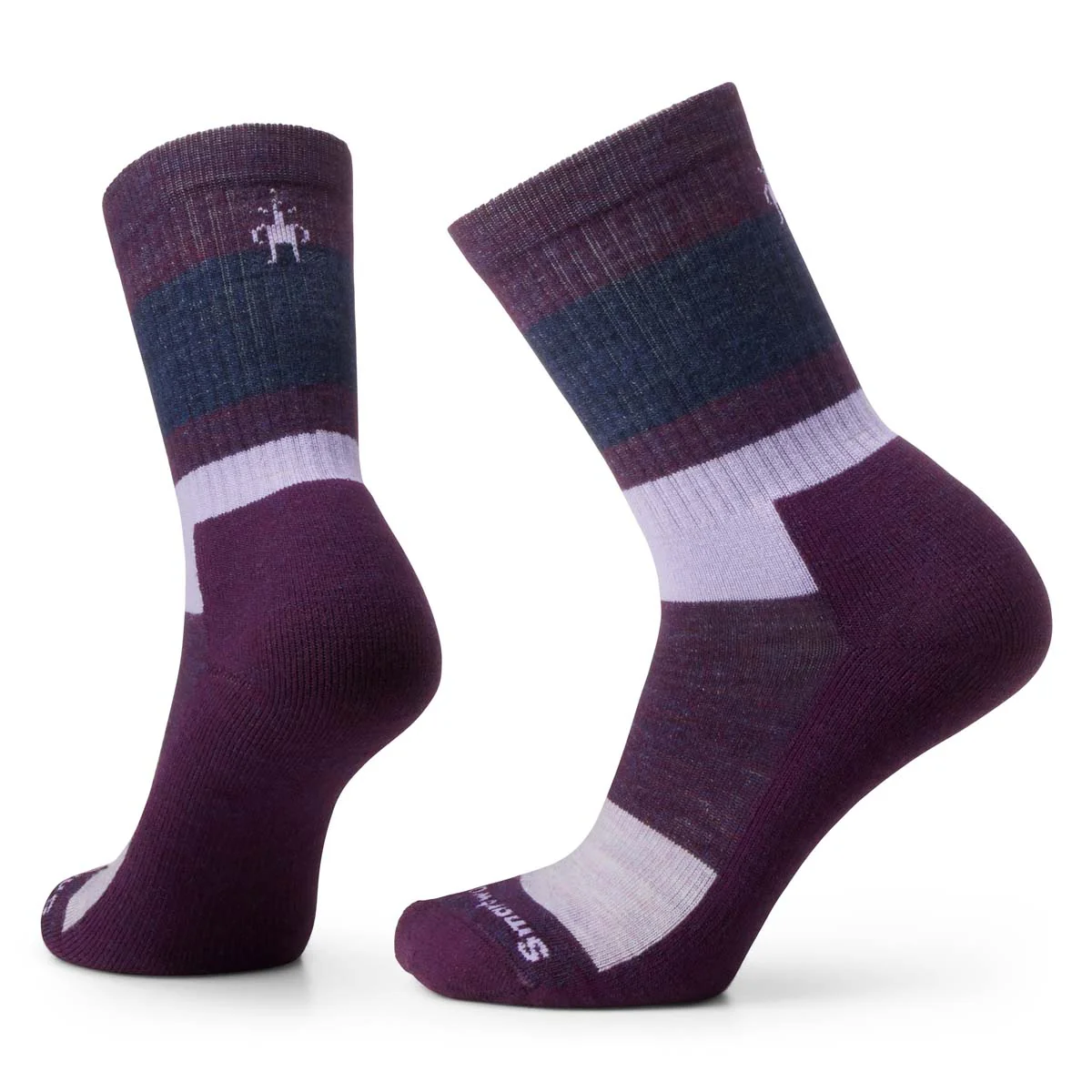 W Blocked Stripe Crew Sock