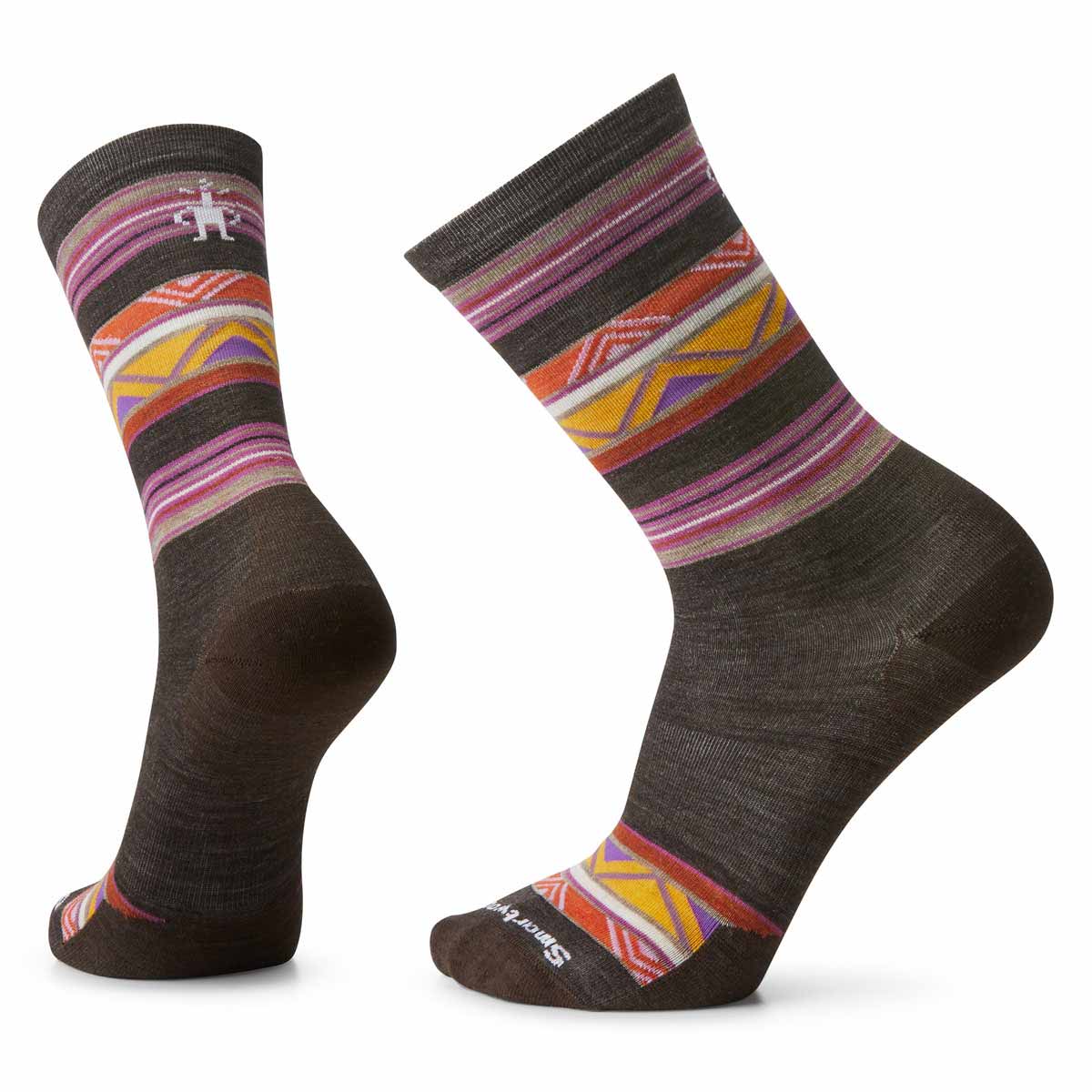 W Zig Zag Valley Crew Sock - Image 2