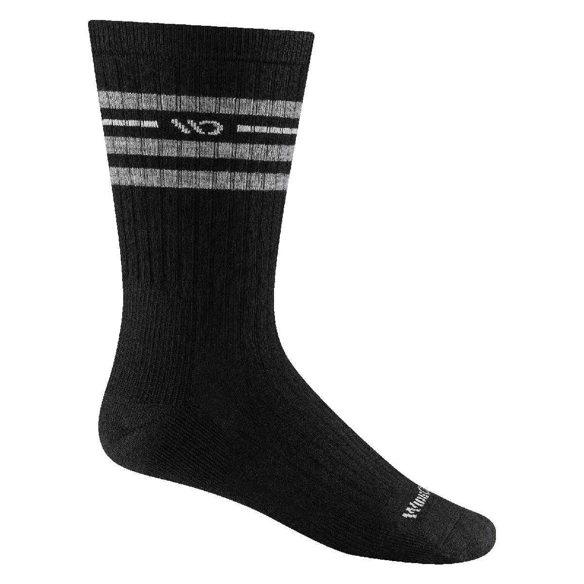 Wide Open Men's Men’s Vintage Stripe Cushioned Crew Socks - Image 3