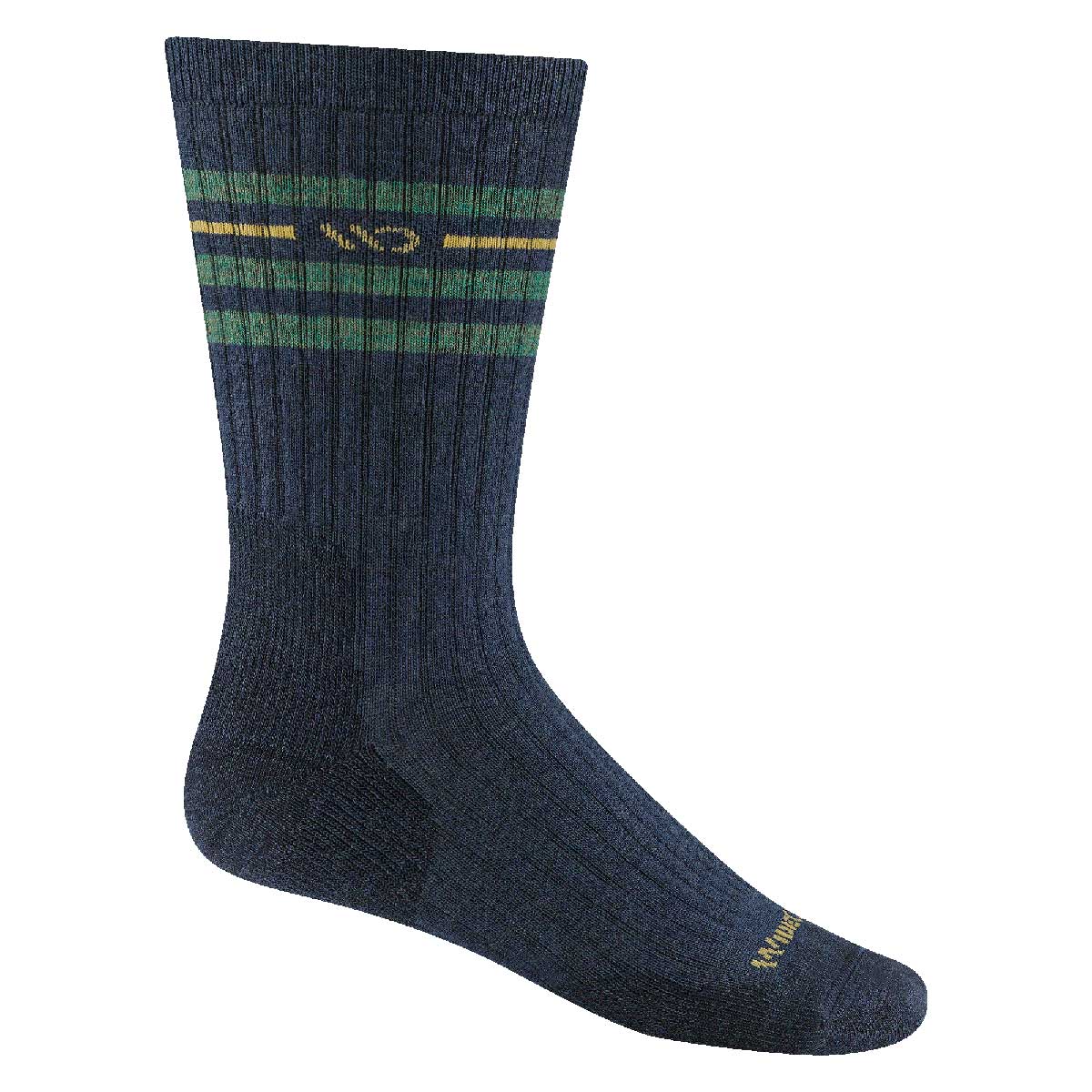 Wide Open Men's Men’s Vintage Stripe Cushioned Crew Socks - Image 4