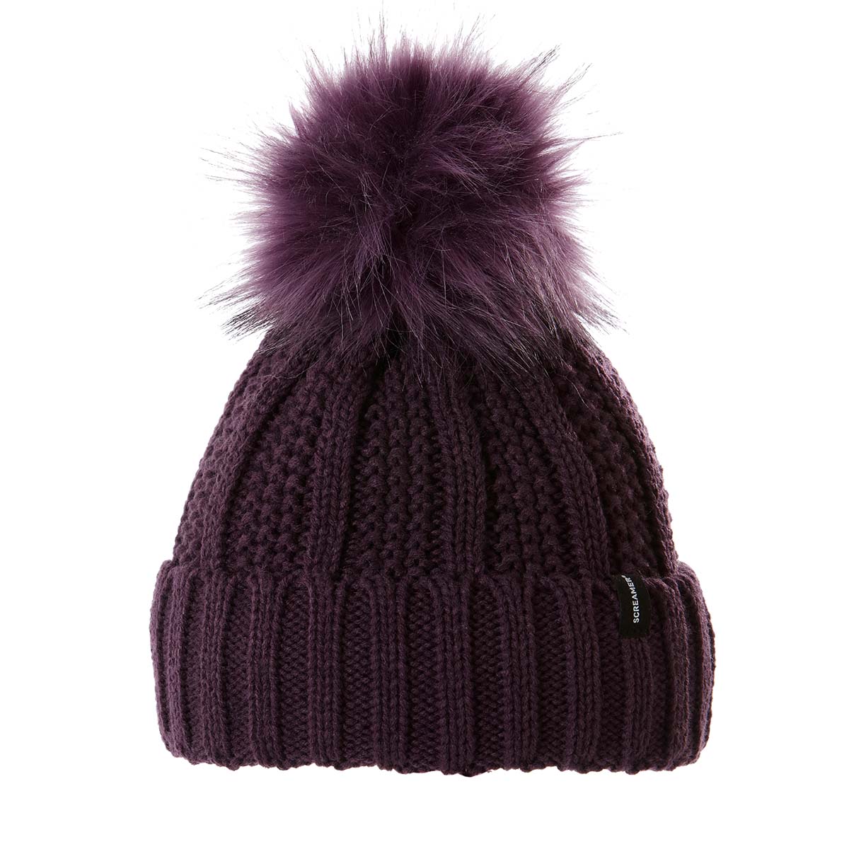 Women's JENNIFER Cuffed Pom Beanie - Image 4