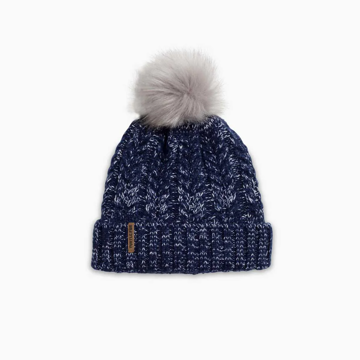 Women's Recycled Ocean Ragg Wool Lexi Lined Pom Beanie - Image 2