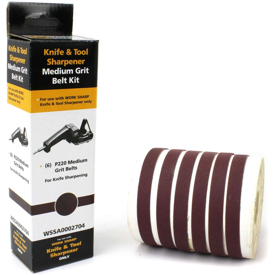 Worksharp 6Pc Medium Grit Belt Kit P220